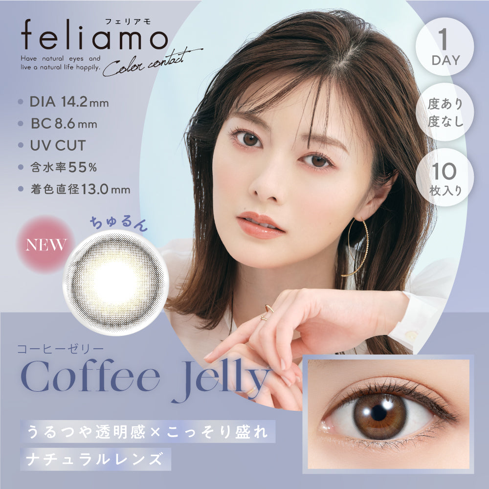feliamo (フェリアモ) 10枚入(ワンデー / カラコン)