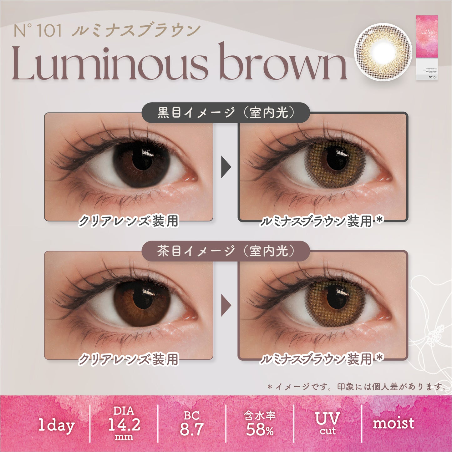 LaFORTE Lena ( ラフォルテ レナ ) ワンデーUV 10枚入(ワンデー / カラコン)
