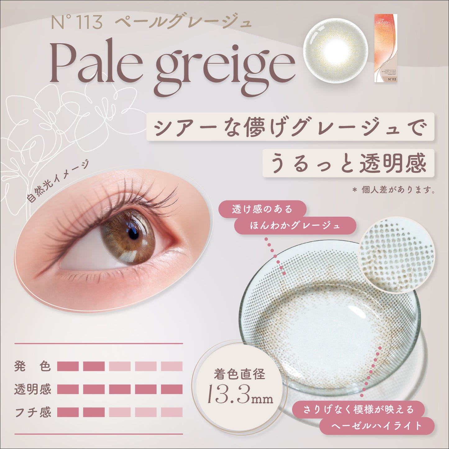 LaFORTE Lena ( ラフォルテ レナ ) ワンデーUV 10枚入(ワンデー / カラコン)