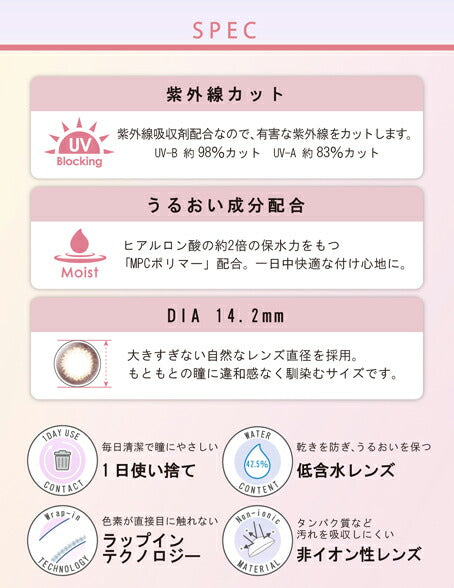 ビュームワンデー 30枚入 特徴2
