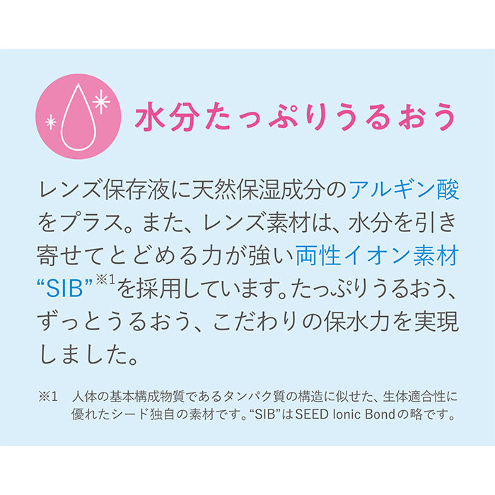 シード2ウィークピュアうるおいプラス 6枚入（2week）